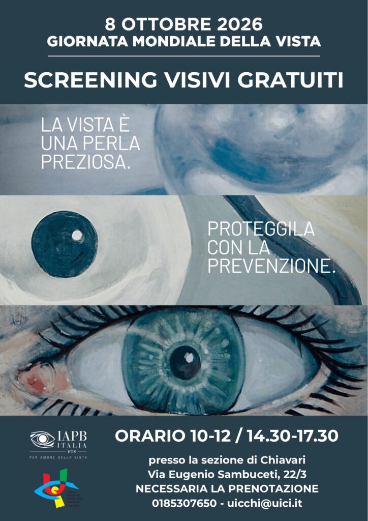 Locandina giornata mondiale della vista 2026 IAPB